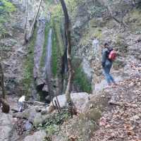 Greece, Samos island ,Manolates waterfall 