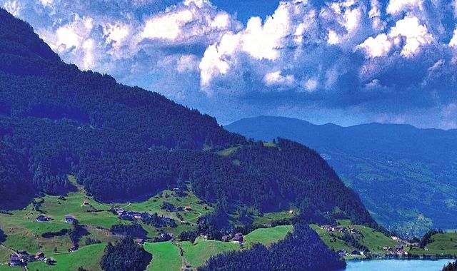 Switzerland's Lungern, this must be the fairy tale town on earth.