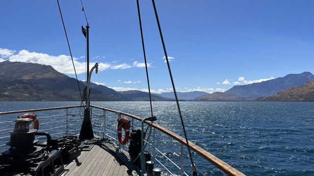 A steamship that rivals a floating museum.