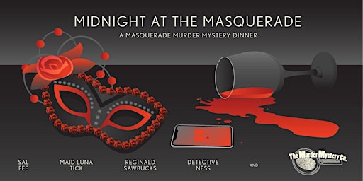 Midnight at the MASQUERADE Murder Mystery dinner/show | Buckets Pub 2nd Round, Lathrop Avenue, Racine, WI, USA
