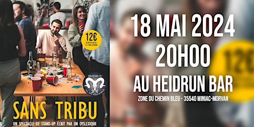 Pierre-Nicolas "Sans Tribu" au Heidrun Bar - 18 Mai 2024 | HEIDRUN