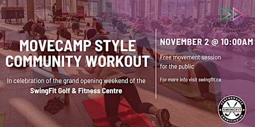 MOVECAMP STYLE FREE COMMUNITY WORKOUT | 5360 Canotek Rd