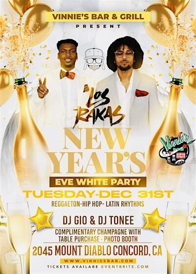 NYE Raggaeton All White Party | Vinnie's Bar & Grill