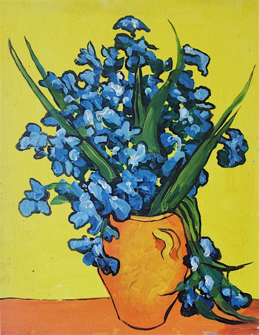 Paint “Irises” Inspired by the amazing Van Gogh | River City Brewing Company