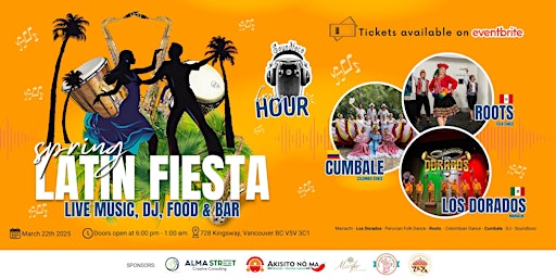 Spring LATIN FIESTA in Vancouver - March 22 | Hungarian Cultural Society Of Greater Vancouver