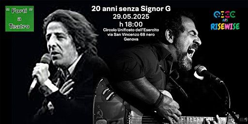 20 anni senza Signor G | Circolo Unificato dell’Esercito di Genova