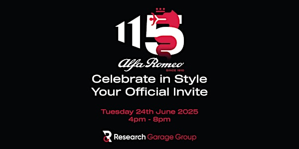 115 Alfa Romeo Anniversary Celebration at Nuneaton | Alfa Romeo/Jeep Research Garage Nuneaton