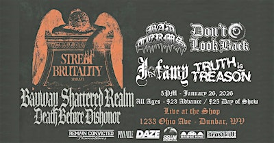 Bayway, Shattered Realm and Death Before Dishonor | Live at The Shop