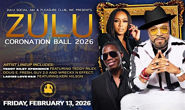 2026 Zulu Social Aid & Pleasure Club Coronation Ball Tables | Ernest N. Morial Convention Center