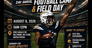Trevor Williams football camp and field day | 8102 Lasalle Rd