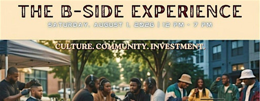 The B-Side Experience: A Cultural Men’s Day Kickback & Ode to Hip-Hop | African American Cultural and Heritage Facility