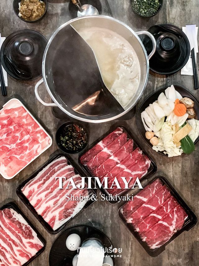 🥢🥩 Tajimaya บุฟเฟ่ต์ชาบู & สุกี้ยากี้เนื้อนุ่ม 