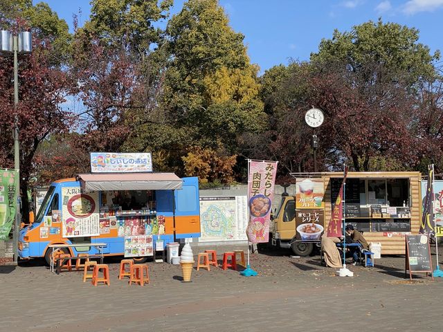 『大阪城公園』の『噴水広場』周辺