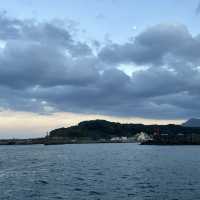 到八斗子不吃海鮮沒關係，到海邊吹吹海風也可以