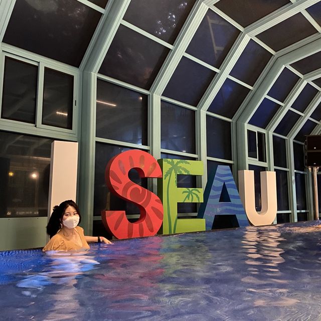 한겨울에도 따뜻한 온수 인피니티풀 세인트존스 호텔