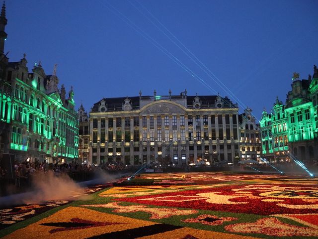벨기에 브뤼셀 그랑플라스 레이저쇼 🇧🇪