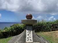 沖縄　離島旅行　日本最西端　与那国島の日本最西端の碑についに到達❗️