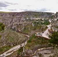 amazing troglodyte settlement in Italy 