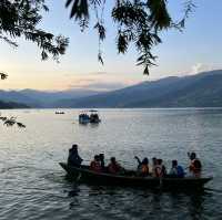 Phewa Lake in Pokhara city