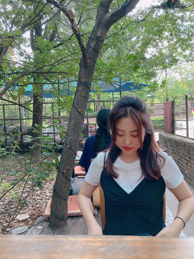 해외 테라스 같은 구월동 카페 달콤한게을음놀이터