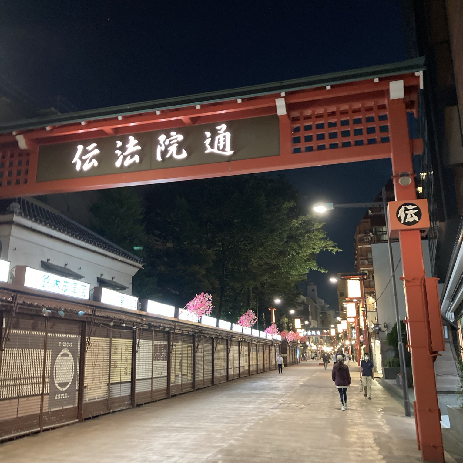 雪の朝の伝法院通り Trip Com 東京の旅のブログ