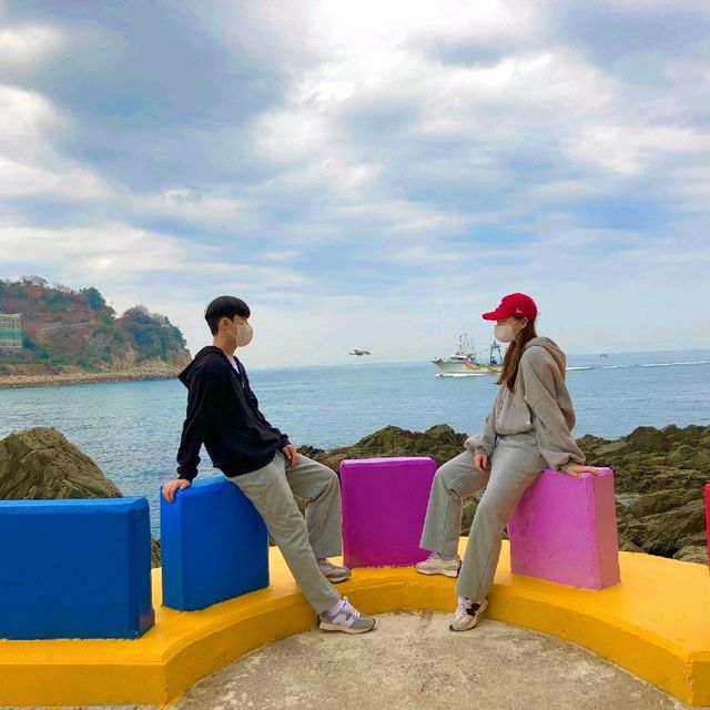 거제여행, 장승포 무지개 해안도로 산책로 🌈 