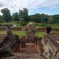 Hindu Temple ruins with panoramic views