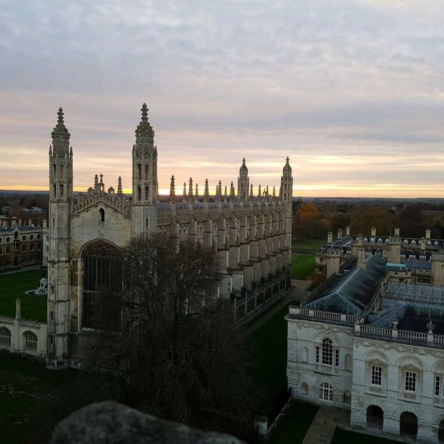 Cambridge University from above