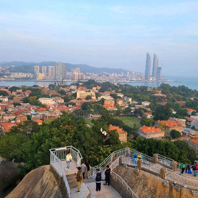 Breathtaking views at Sunlight Rock- Gulangyu