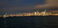 Alki Beach overlooking Seattle Skyline