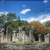 One of the seven wonders: Chichén Itzá. 