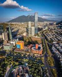 Mexico's Reforma Avenue in Daytime and Nighttime