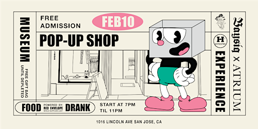 BAYSIQ MUSEUM POPUP SHOP | SAN JOSE | FEB 10th | 1016 Lincoln Ave