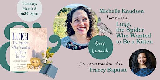 Michelle Knudsen launches new book, in conversation with Tracey Baptiste | Lofty Pigeon Books, Church Avenue, Brooklyn, NY, USA