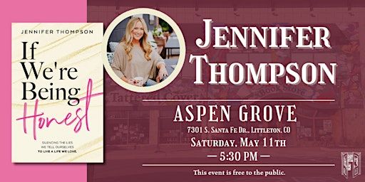 Jennifer Thompson Live at Tattered Cover Aspen Grove | Tattered Cover Aspen Grove