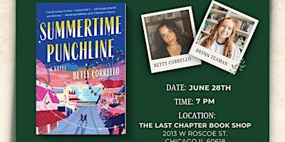 Q&A and Book Signing with Betty Corrello | The Last Chapter Book Shop
