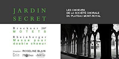 JARDIN SECRET - BRUCKNER 200e | Église de la Sainte-Famille
