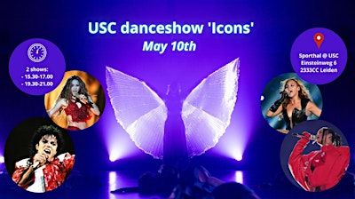 USC Leiden Dance Show Afternoon 15.30 and Evening 19.30 | Einsteinweg 6