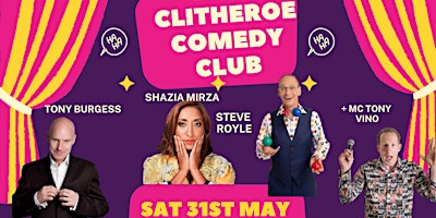 Clitheroe Comedy Club @ The Old School Rooms, Sat31st May 2025 | Old School Rooms & Assembly Hall