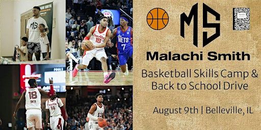 Malachi Smith 2025 Basketball Skills Camp & Back to School Drive | Belleville West High School