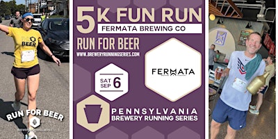5k Beer Run x Fermata Brewing Co. | 2025 PA Brewery Running Series | Fermata Brewing Company
