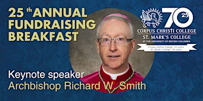 Celebrate our Anniversaries at the 25th Annual Fundraising Breakfast! | St. Thomas More Collegiate