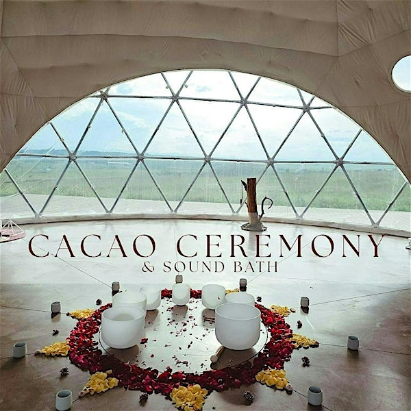 Cacao Ceremony & Sound Bath in a Geodesic Dome on September 19, 2025 | Geodesic Dome 25 mins West of Calgary: Exact location will be provided in your confirmation email.