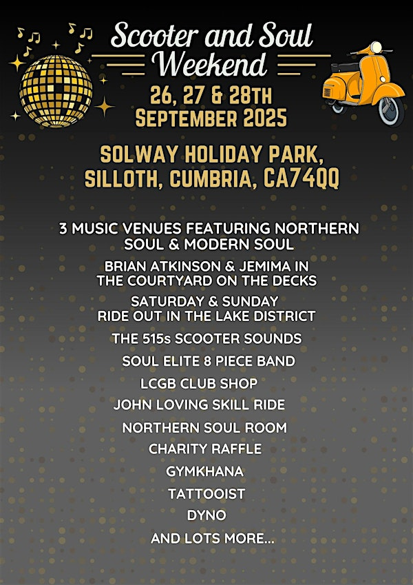 SCOOTER & SOUL WEEKEND | Solway Holiday Park