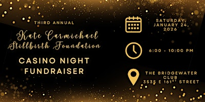 Kate Carmichael Stillbirth Foundation Casino Night Fundraiser | The Bridgewater Club