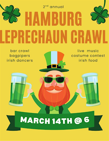 2nd Annual Hamburg Leprechaun Crawl | Augie’s