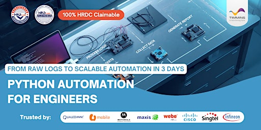 Python Automation for Engineers Training | HRDC Claimable | Johor Bahru | Berjaya Waterfront Hotel, Johor Bahru