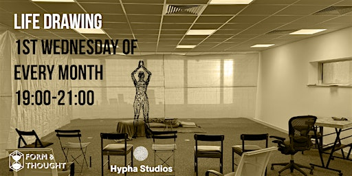 Two Models Life Drawing at Hypha Studios - May - Ashford | 100 Upper Pemberton