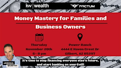 MONEY MASTERY Workshop | 4444 E Haven Crest Dr