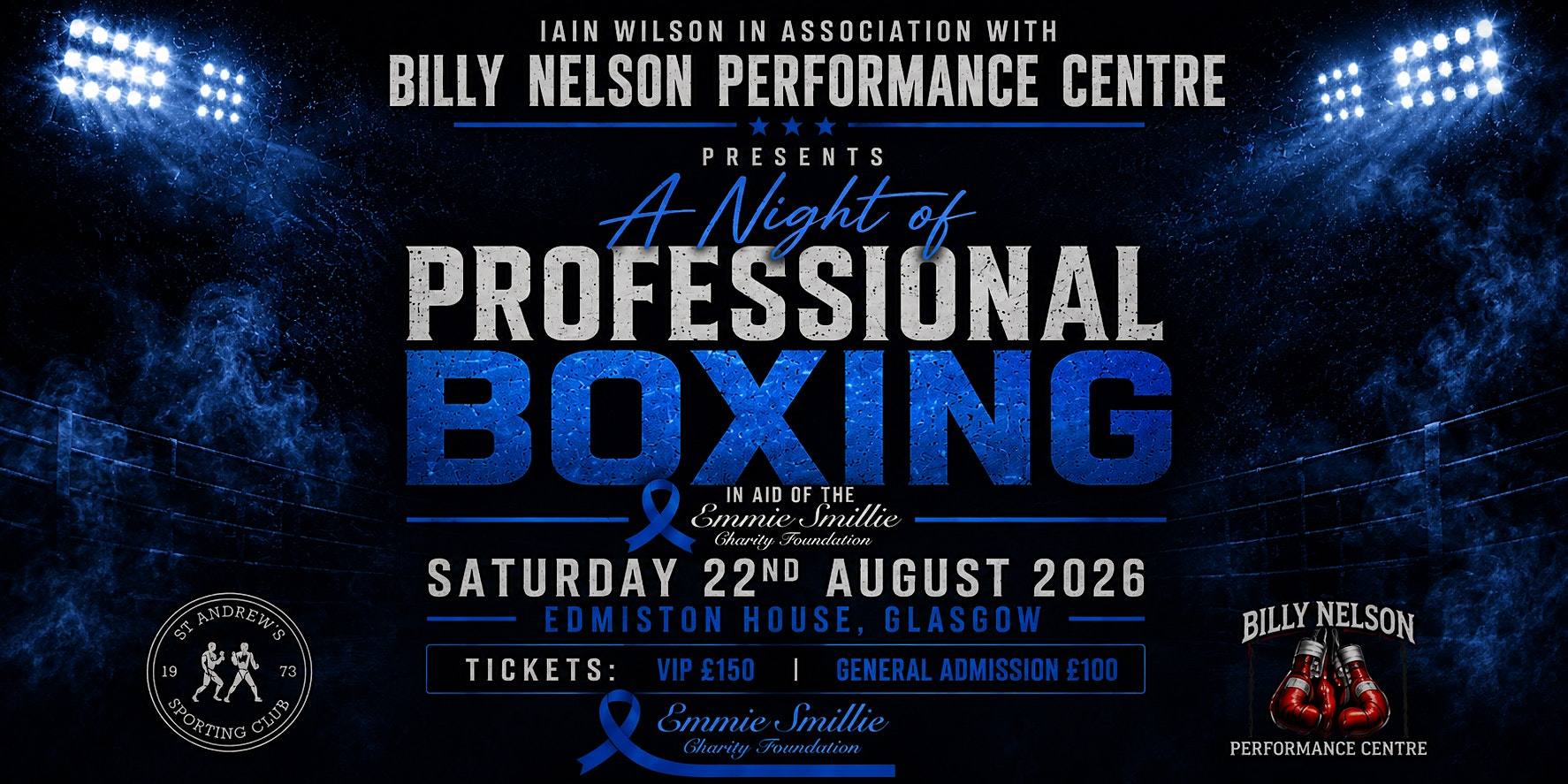 A Night of Professional Boxing in aid of Emmie Smillie Charity Foundation | Edmiston House